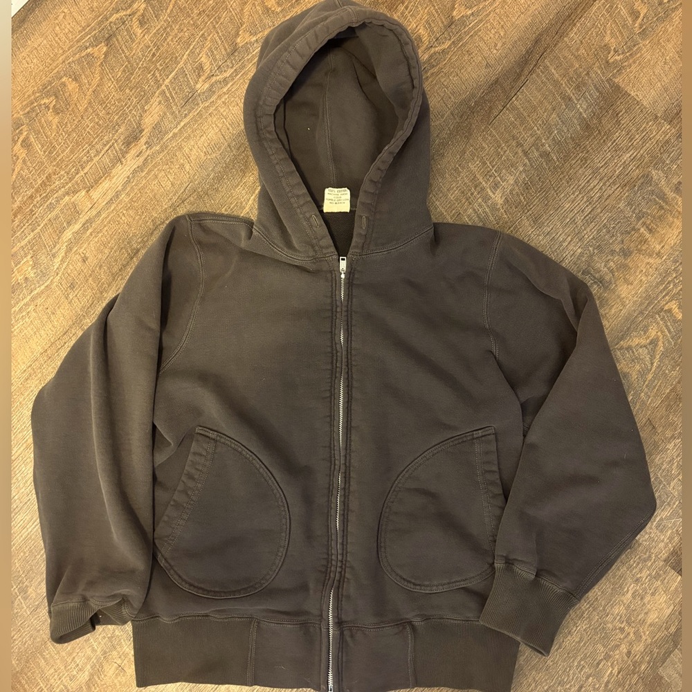 Buzz Rickson Zip Up D-Pocket Hoodie